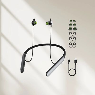 উচ্চতর অডিও পারফরম্যান্সের জন্য আইপিএক্স৫ ওয়াটারপ্রুফ নেকল ব্যান্ড ডিজিটাল চিপ