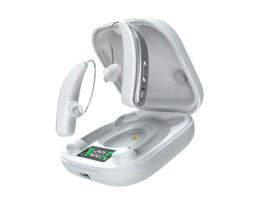 ইউভি ল্যাম্প অতিবেগুনী জীবাণুমুক্তকরণের সাথে ওটিসি রিচার্জেবল হিয়ারিং এইডস এক সপ্তাহের স্ট্যান্ডবাই সময়