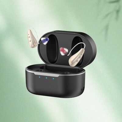 সিই সার্টিফাইড ওটিসি হিয়ারিং এইডস 5 স্তরের ভলিউম সমন্বয় সহ মাঝারি থেকে গুরুতর শ্রবণ ক্ষতি সমর্থন করার জন্য ডিজাইন করা হয়েছে স্থায়ী